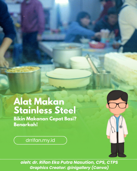 Alat Makan Stainless Steel 304 Bisa Bikin Makanan Cepat Basi? Benarkah!