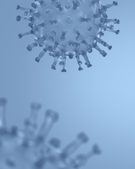 ilustrasi virus penyebab campak