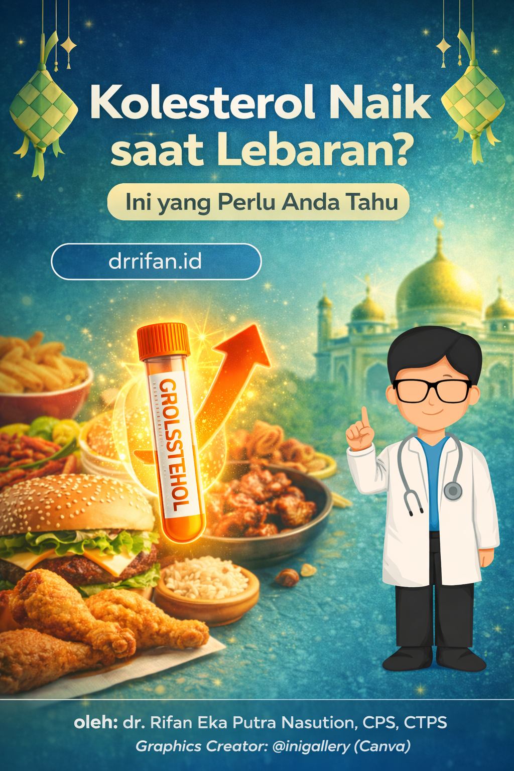 Kolesterol Naik saat Lebaran? Ini yang Perlu Anda Tahu