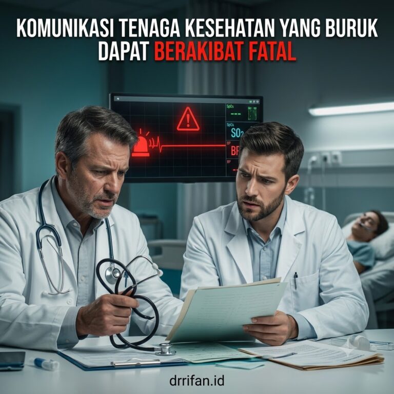 Komunikasi Tenaga Kesehatan yang Buruk Dapat Berakibat Fatal