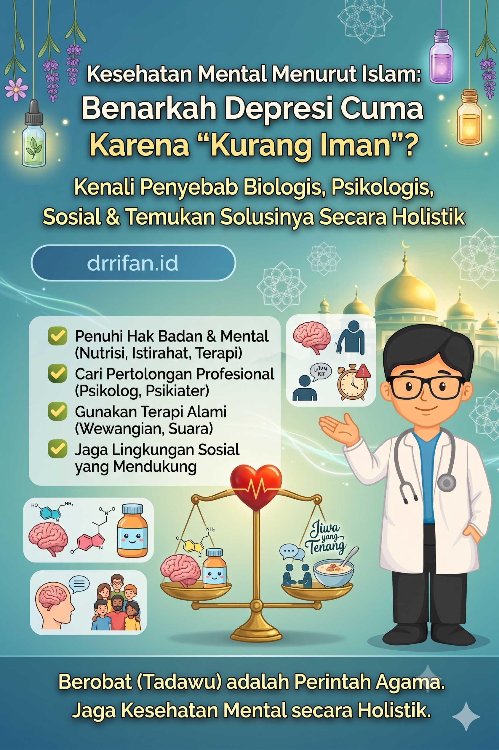Kesehatan Mental Menurut Islam: Benarkah Depresi Cuma Karena “Kurang Iman”?