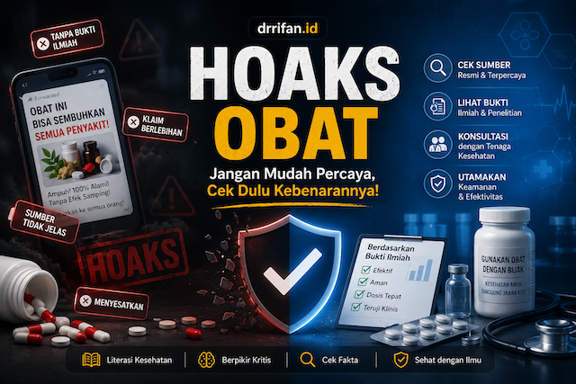 Hoaks Obat: Mengapa Mudah Dipercaya dan Berbahaya?