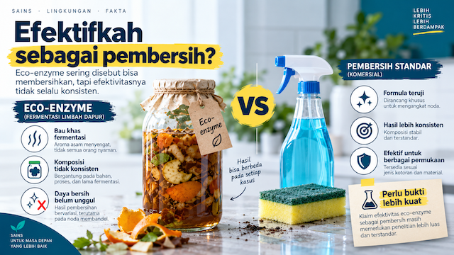Eco-Enzyme dan Efektivitas Pembersihannya